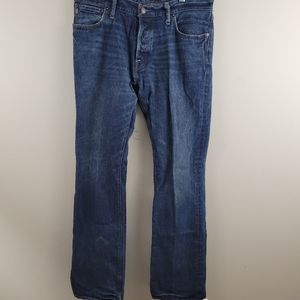 Abercrombie Baxter low rise slim boot cut jeans